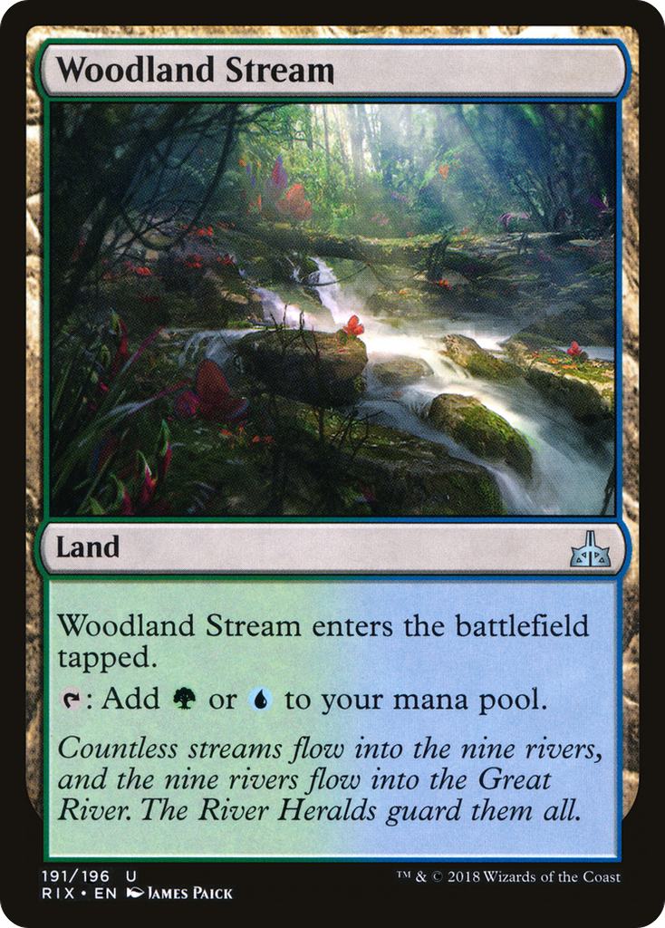 Magic: The Gathering - Woodland Stream - Rivals of Ixalan