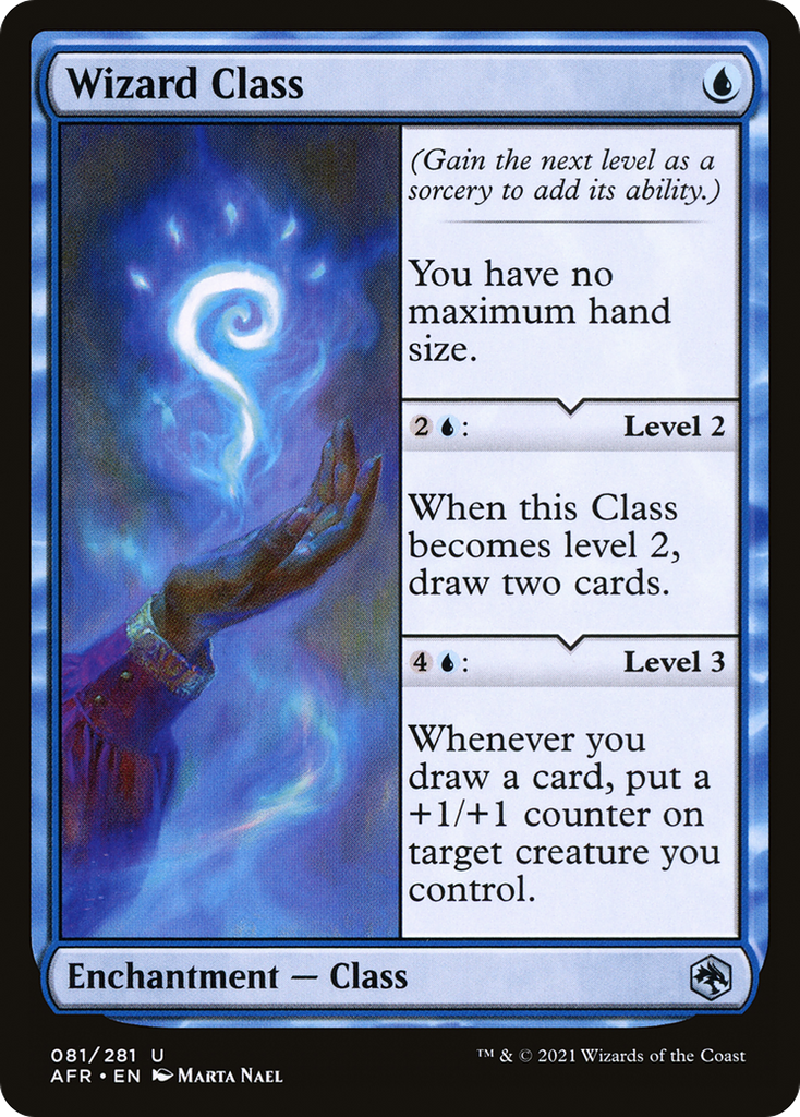 Magic: The Gathering - Wizard Class Foil - Adventures in the Forgotten Realms