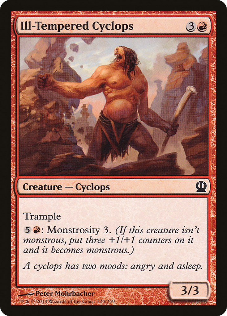 Magic: The Gathering - Ill-Tempered Cyclops - Theros