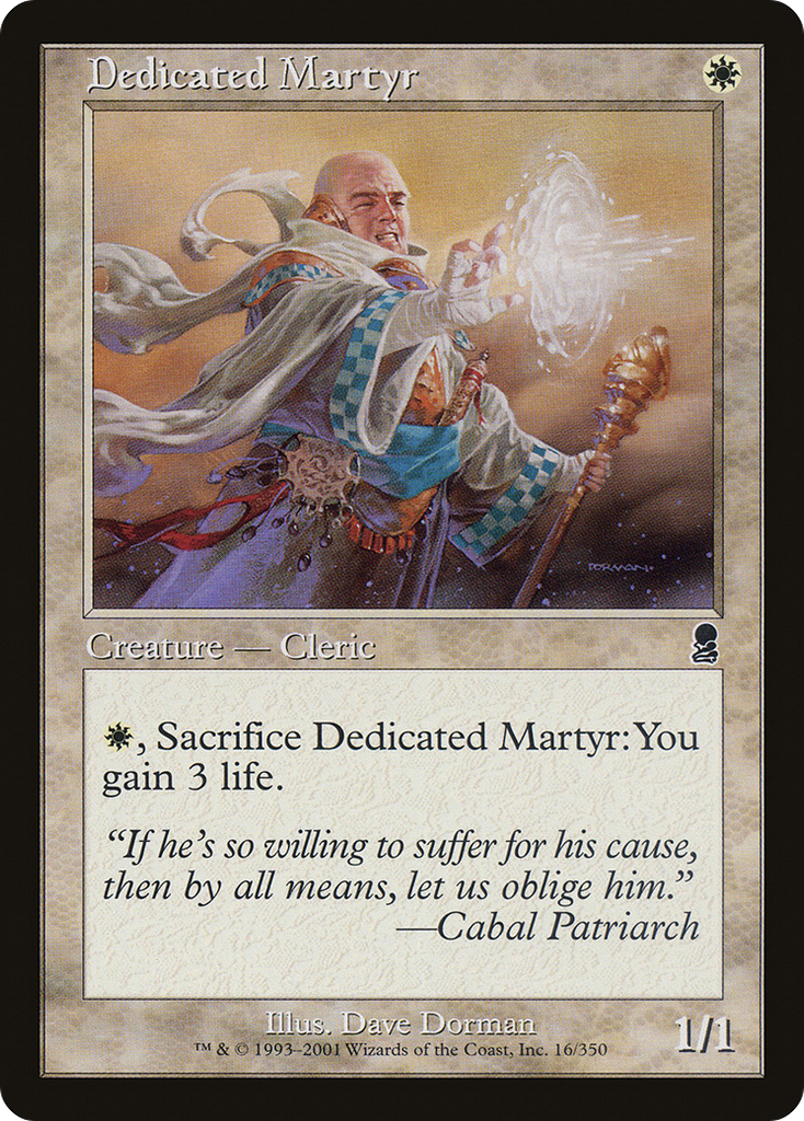 Magic: The Gathering - Dedicated Martyr - Odyssey