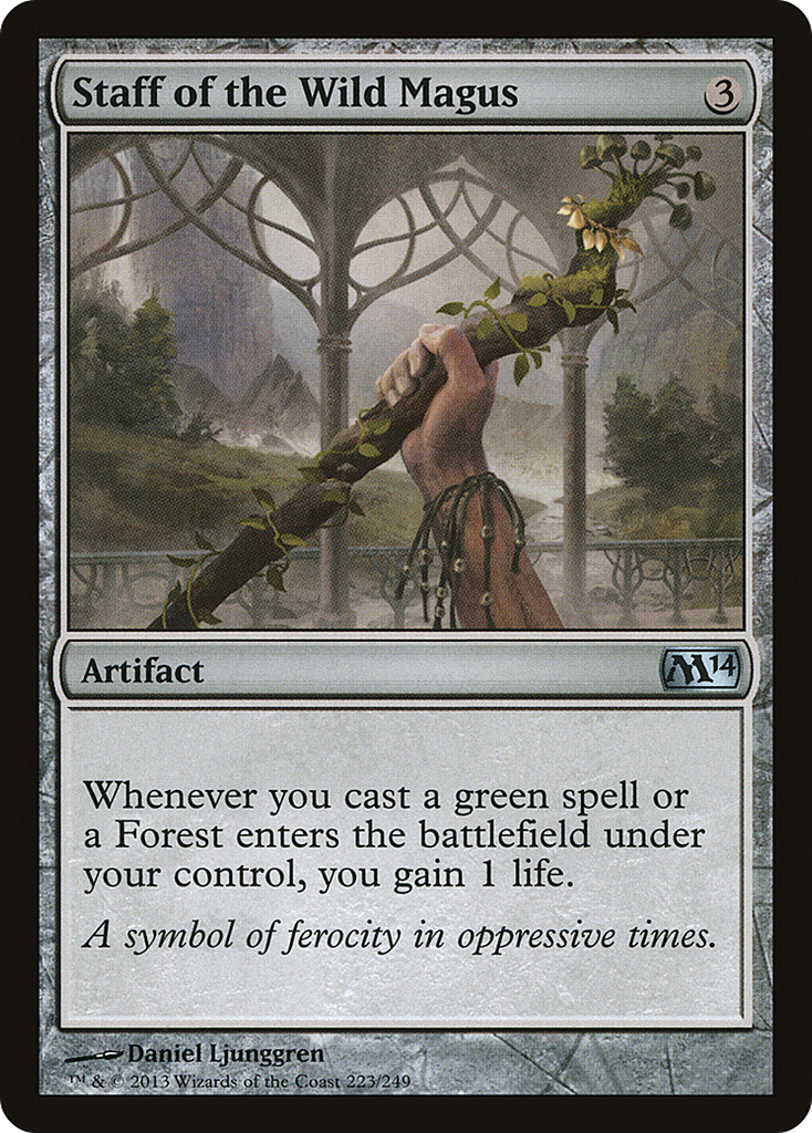 Magic: The Gathering - Staff of the Wild Magus - Magic 2014
