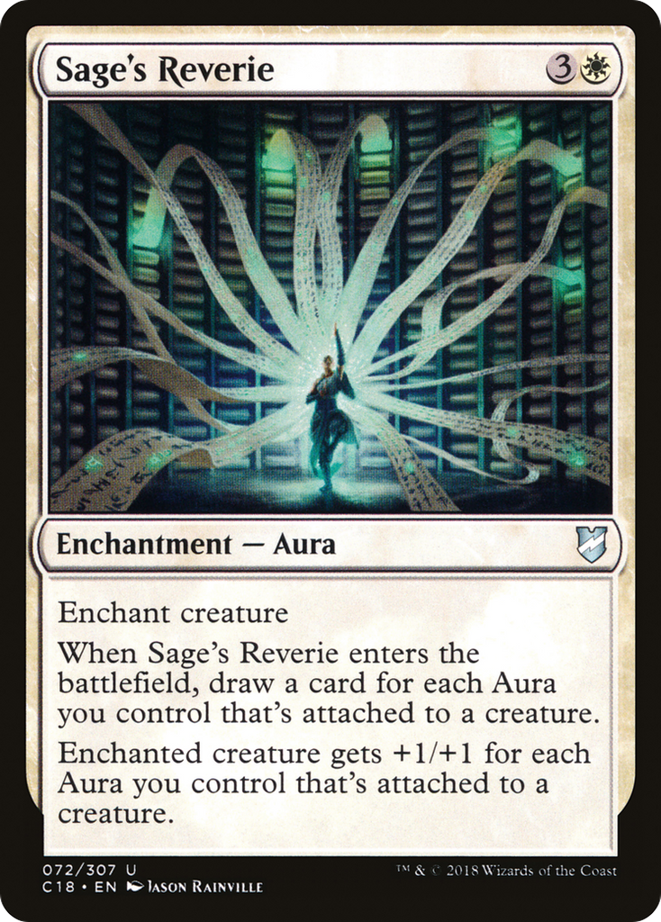 Magic: The Gathering - Sage's Reverie - Commander 2018