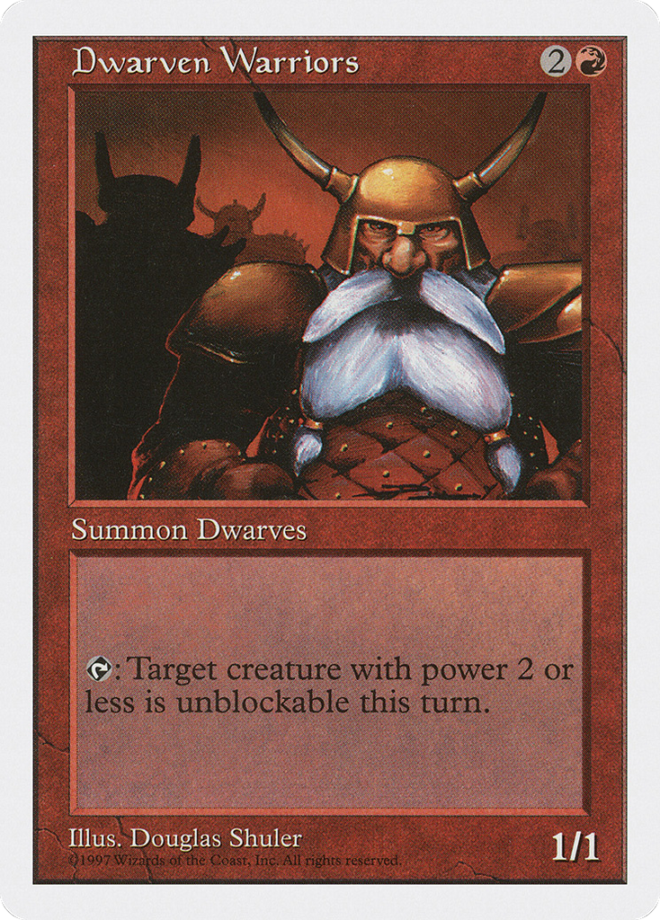 Magic: The Gathering - Dwarven Warriors - Fifth Edition
