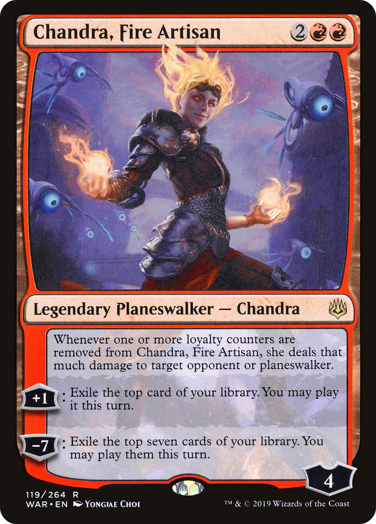 Magic: The Gathering - Chandra, Fire Artisan - War of the Spark