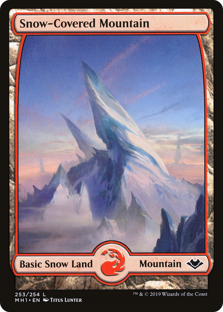Magic: The Gathering - Snow-Covered Mountain - Modern Horizons