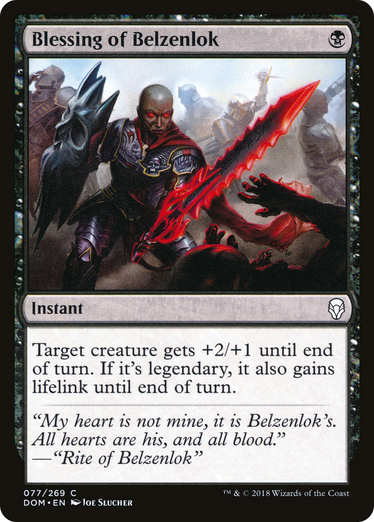 Magic: The Gathering - Blessing of Belzenlok - Dominaria