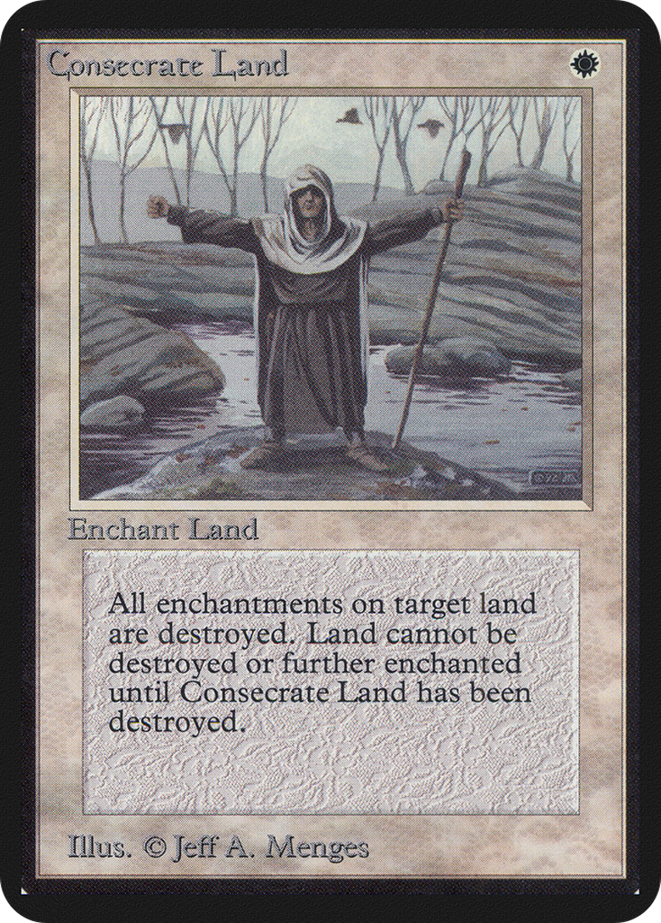 Magic: The Gathering - Consecrate Land - Limited Edition Alpha