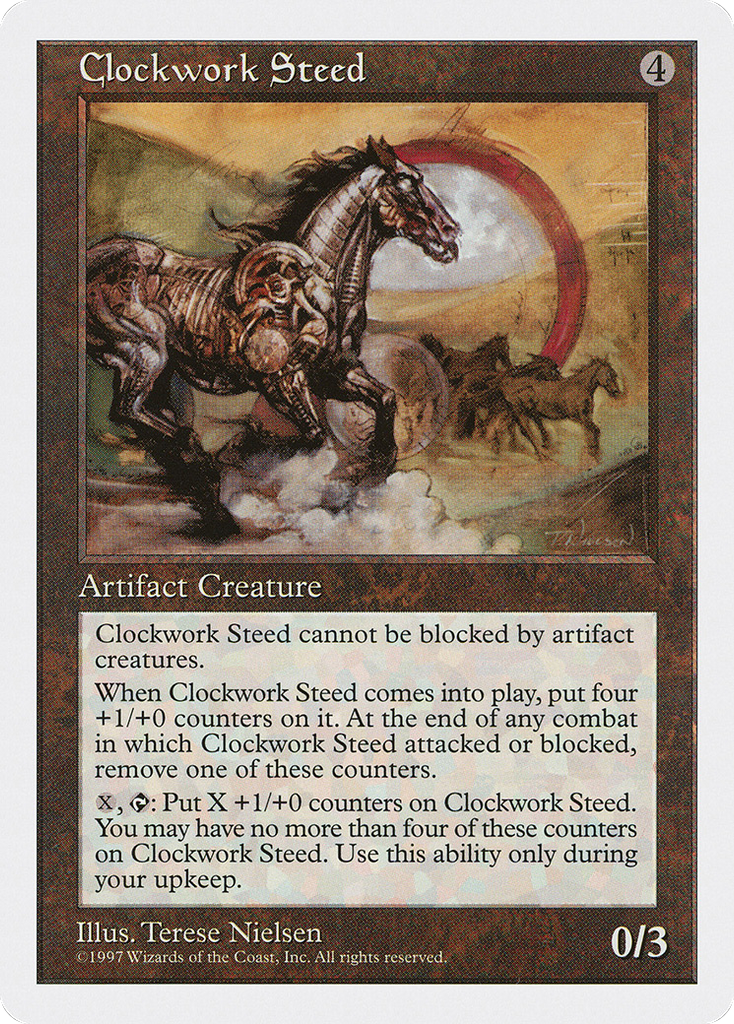 Magic: The Gathering - Clockwork Steed - Fifth Edition