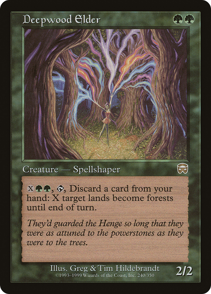 Magic: The Gathering - Deepwood Elder - Mercadian Masques