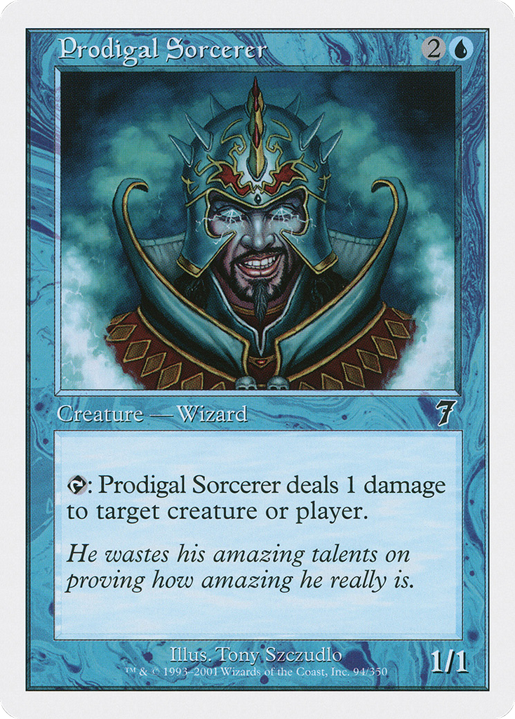 Magic: The Gathering - Prodigal Sorcerer - Seventh Edition