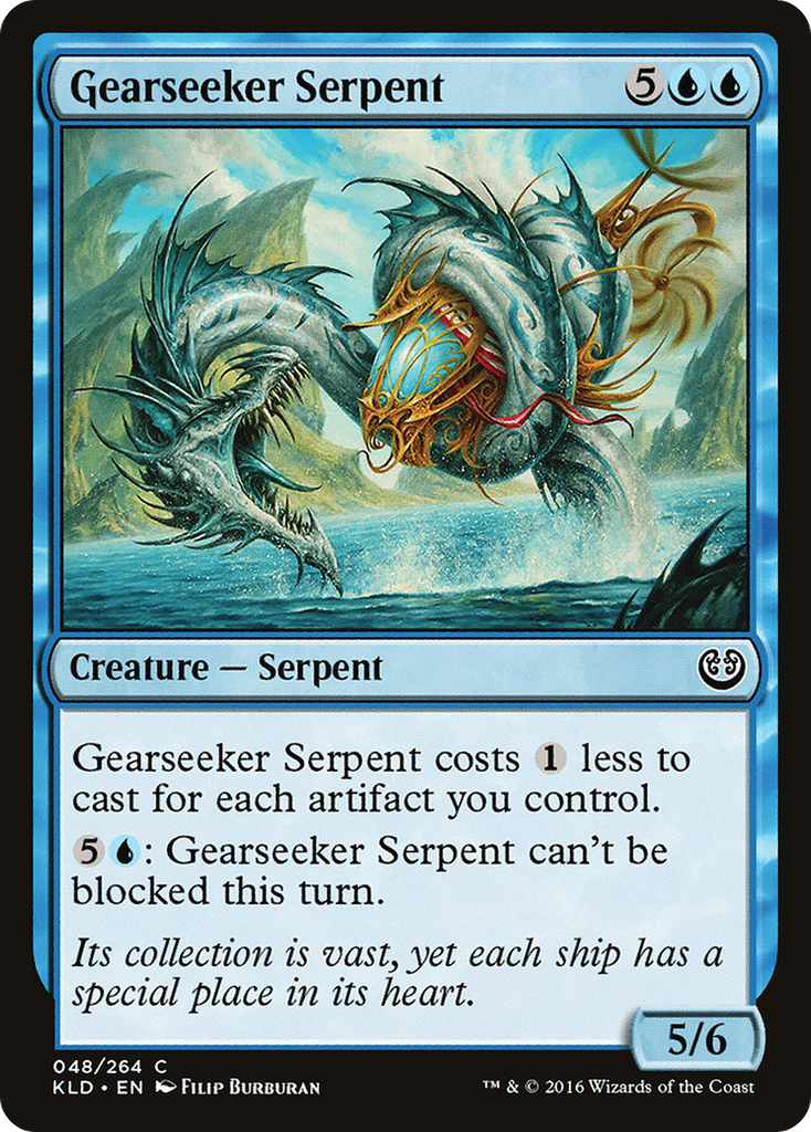 Magic: The Gathering - Gearseeker Serpent - Kaladesh