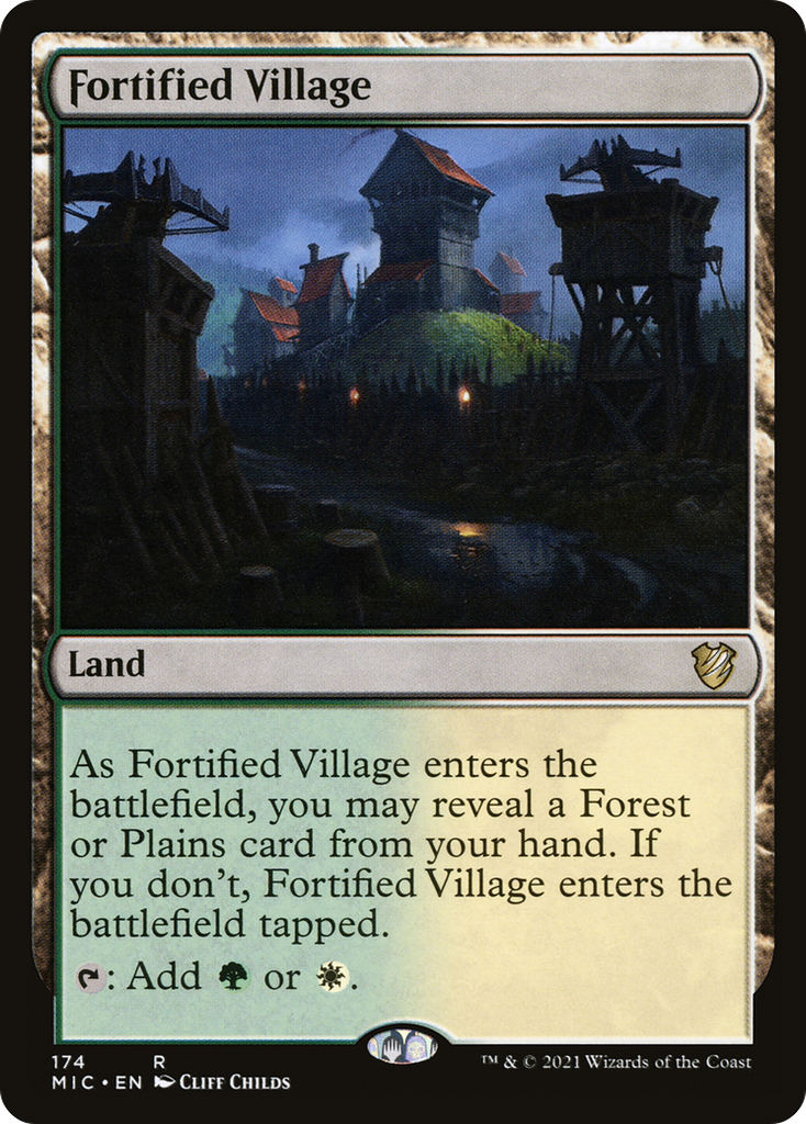 Magic: The Gathering - Fortified Village - Midnight Hunt Commander