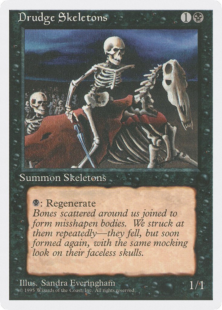 Magic: The Gathering - Drudge Skeletons - Fourth Edition