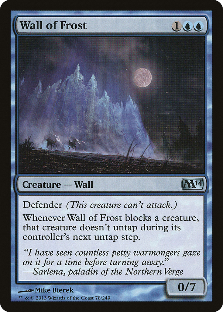 Magic: The Gathering - Wall of Frost - Magic 2014