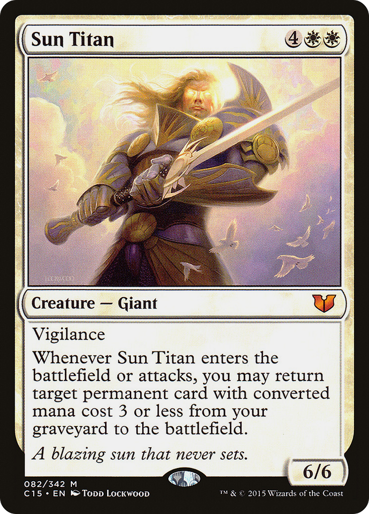 Magic: The Gathering - Sun Titan - Commander 2015