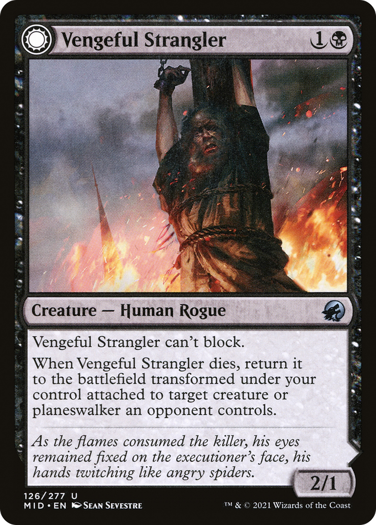 Magic: The Gathering - Vengeful Strangler // Strangling Grasp - Innistrad: Midnight Hunt