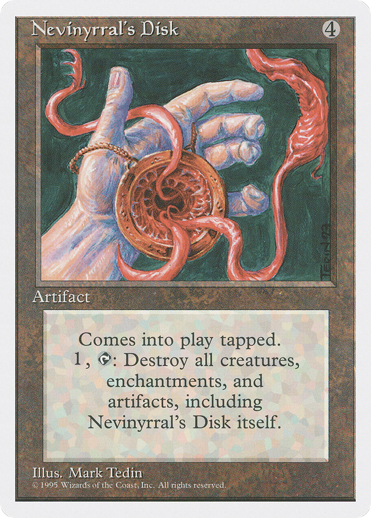 Magic: The Gathering - Nevinyrral's Disk - Fourth Edition