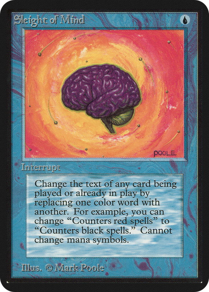 Magic: The Gathering - Sleight of Mind - Limited Edition Alpha