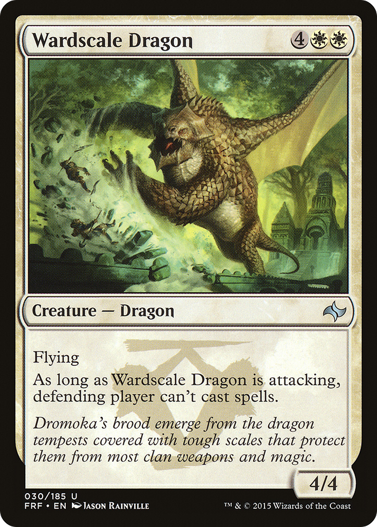 Magic: The Gathering - Wardscale Dragon - Fate Reforged