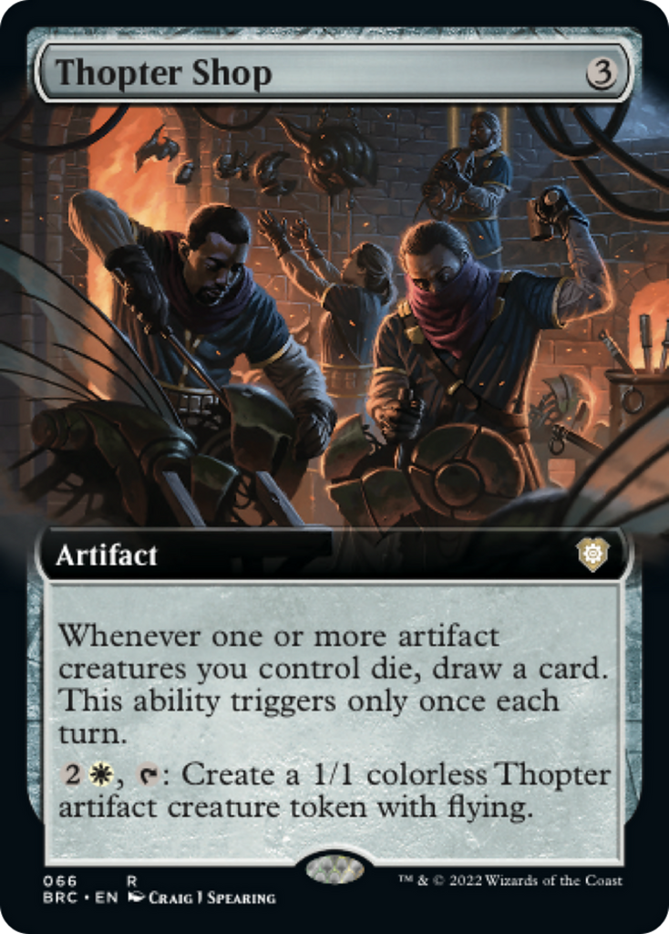 Magic: The Gathering - Thopter Shop Foil - The Brothers' War Commander