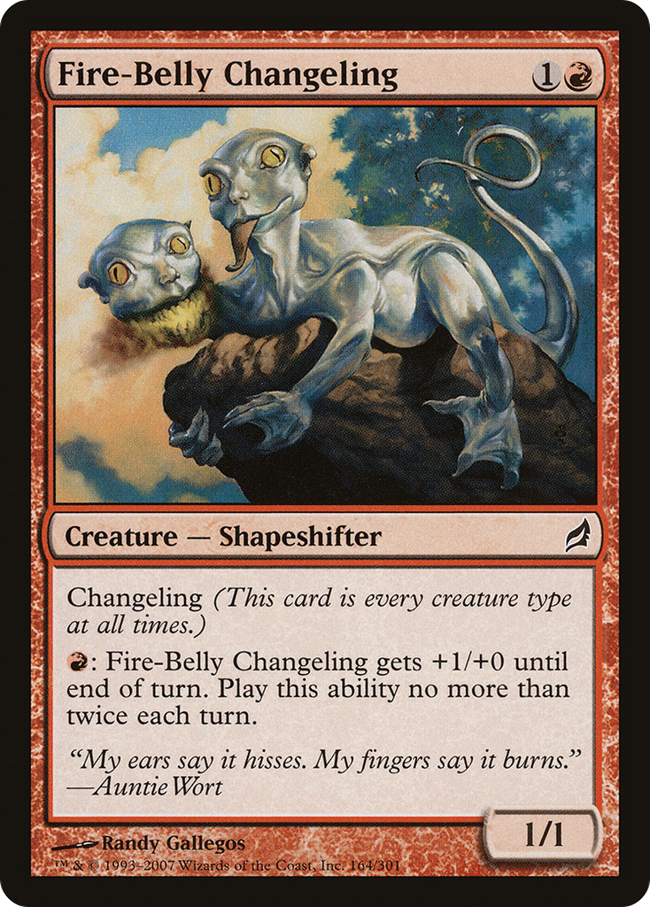 Magic: The Gathering - Fire-Belly Changeling - Lorwyn