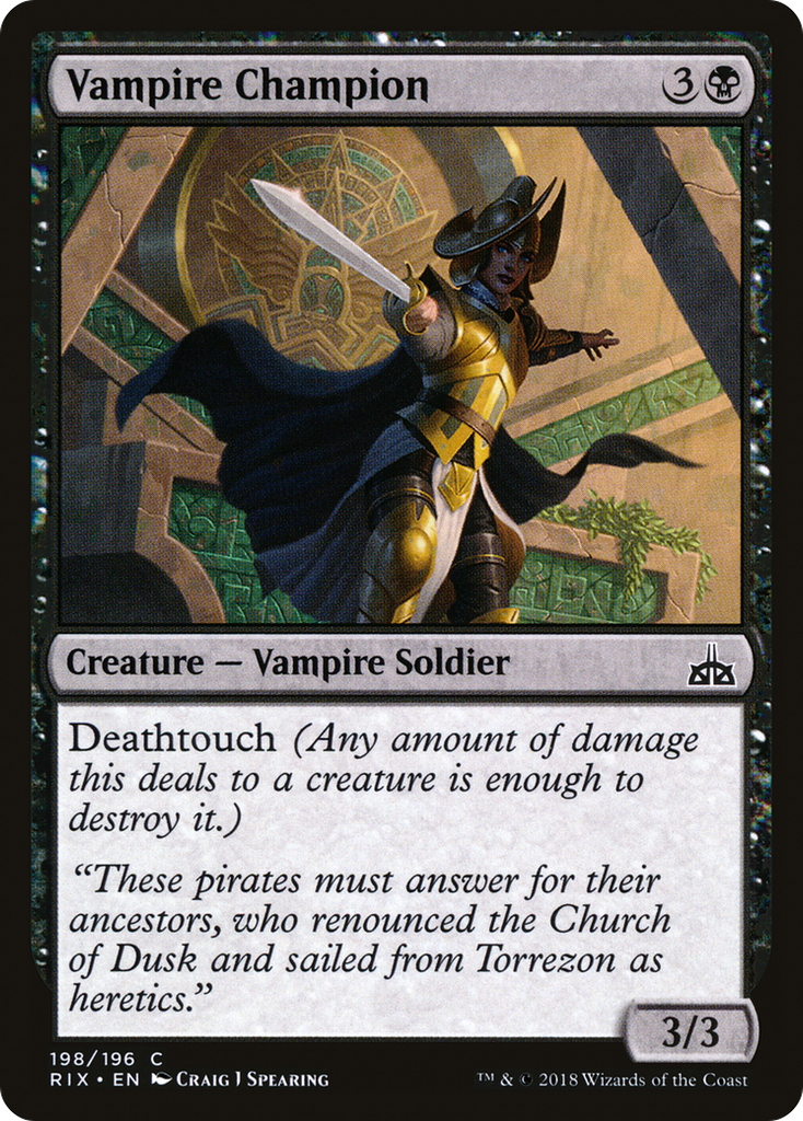 Magic: The Gathering - Vampire Champion - Rivals of Ixalan