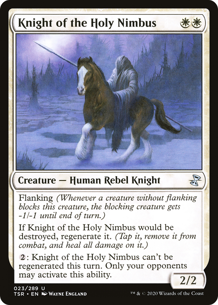 Magic: The Gathering - Knight of the Holy Nimbus - Time Spiral Remastered