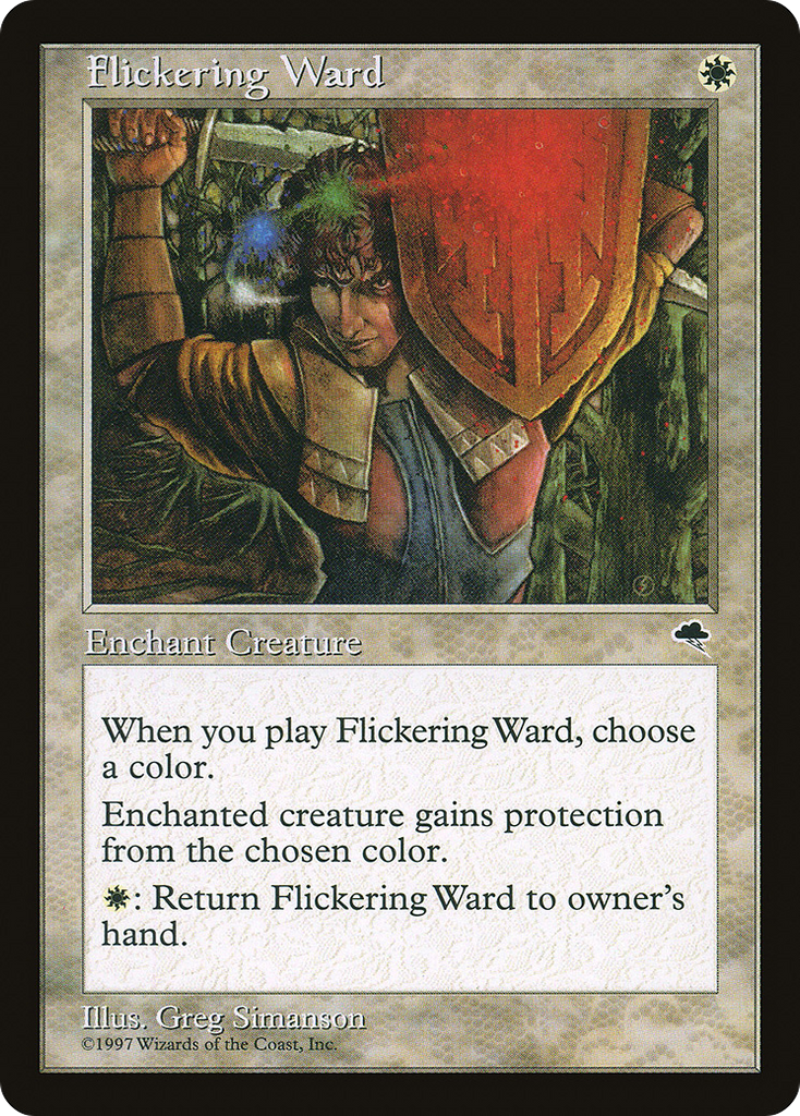 Magic: The Gathering - Flickering Ward - Tempest