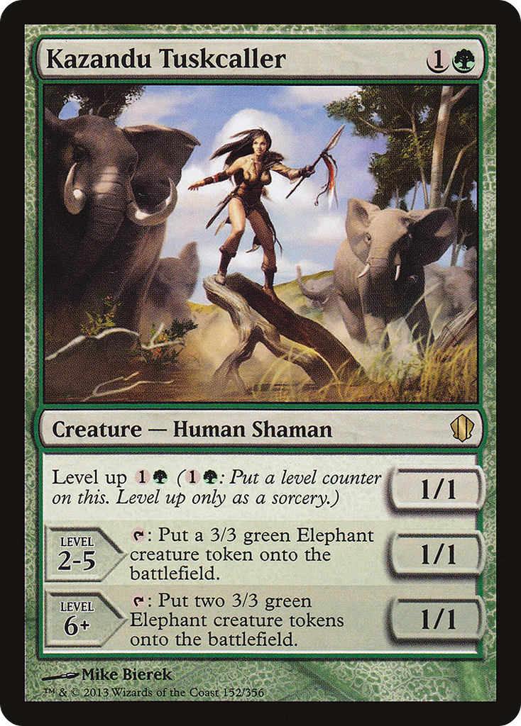 Magic: The Gathering - Kazandu Tuskcaller - Commander 2013