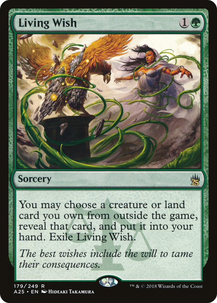 Magic: The Gathering - Living Wish - Masters 25