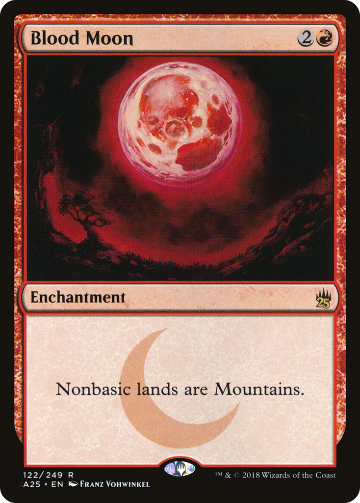 Magic: The Gathering - Blood Moon - Masters 25