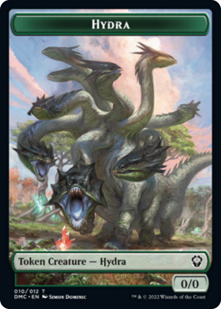Magic: The Gathering - Hydra Token - Dominaria United Commander Tokens