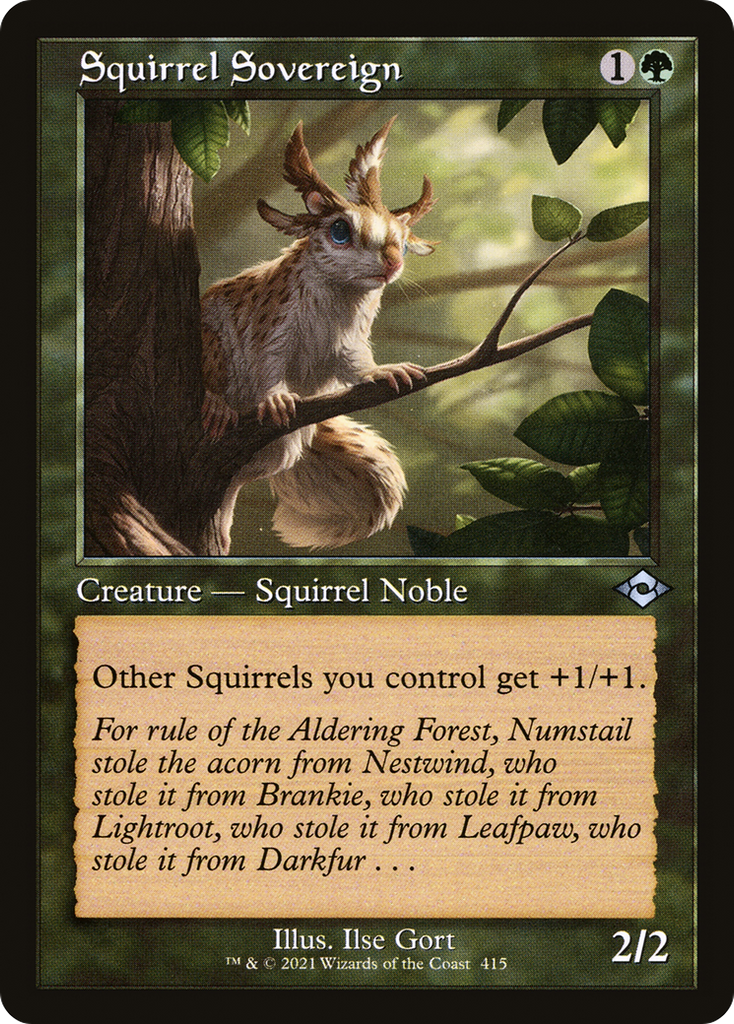 Magic: The Gathering - Squirrel Sovereign - Modern Horizons 2