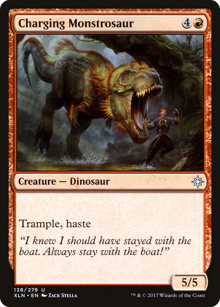 Magic: The Gathering - Charging Monstrosaur - Ixalan