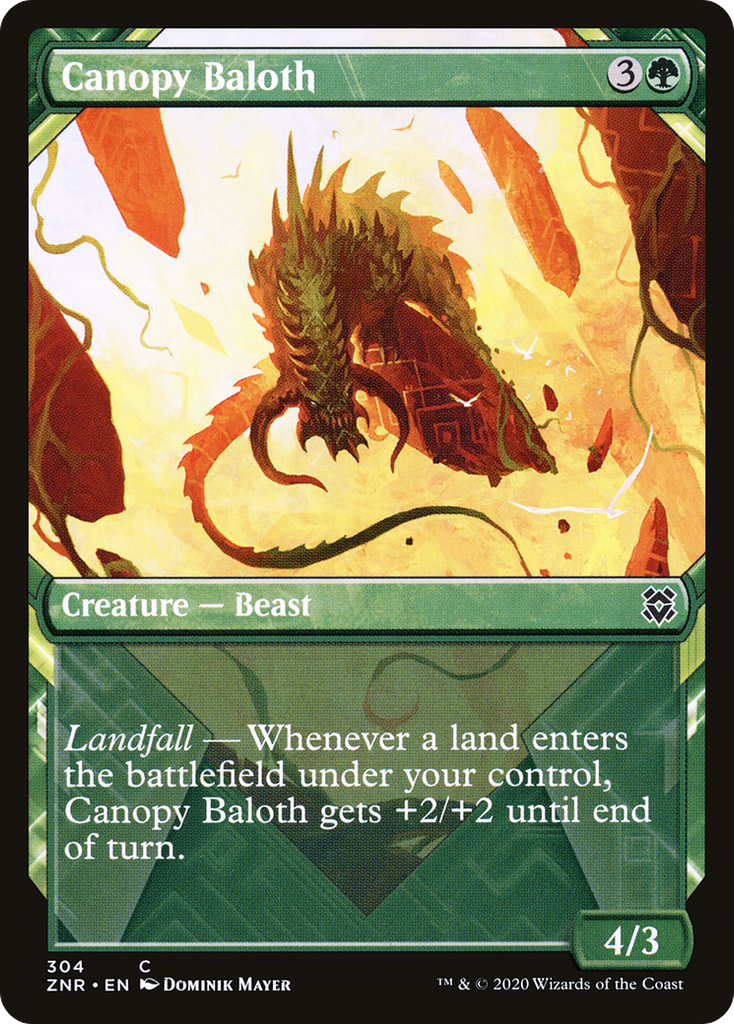 Magic: The Gathering - Canopy Baloth - Zendikar Rising