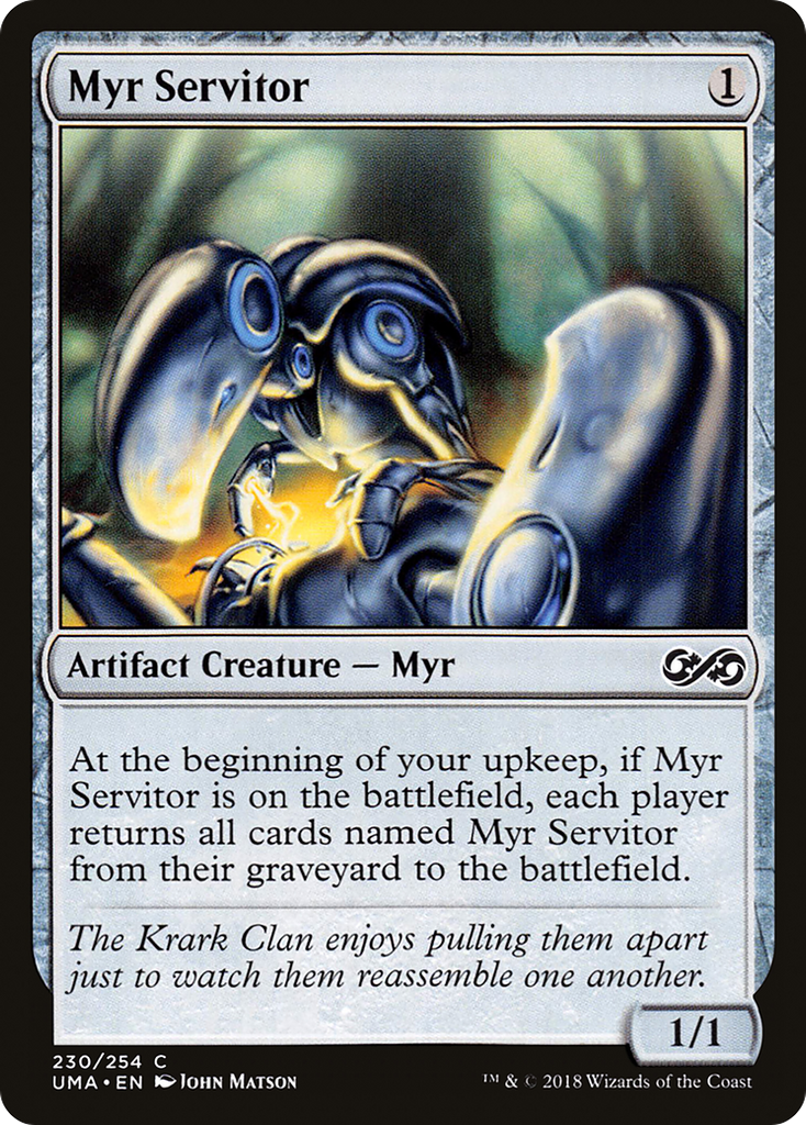 Magic: The Gathering - Myr Servitor - Ultimate Masters