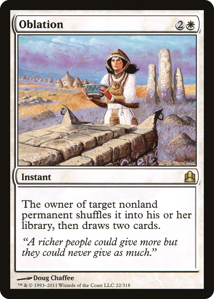 Magic: The Gathering - Oblation - Commander 2011