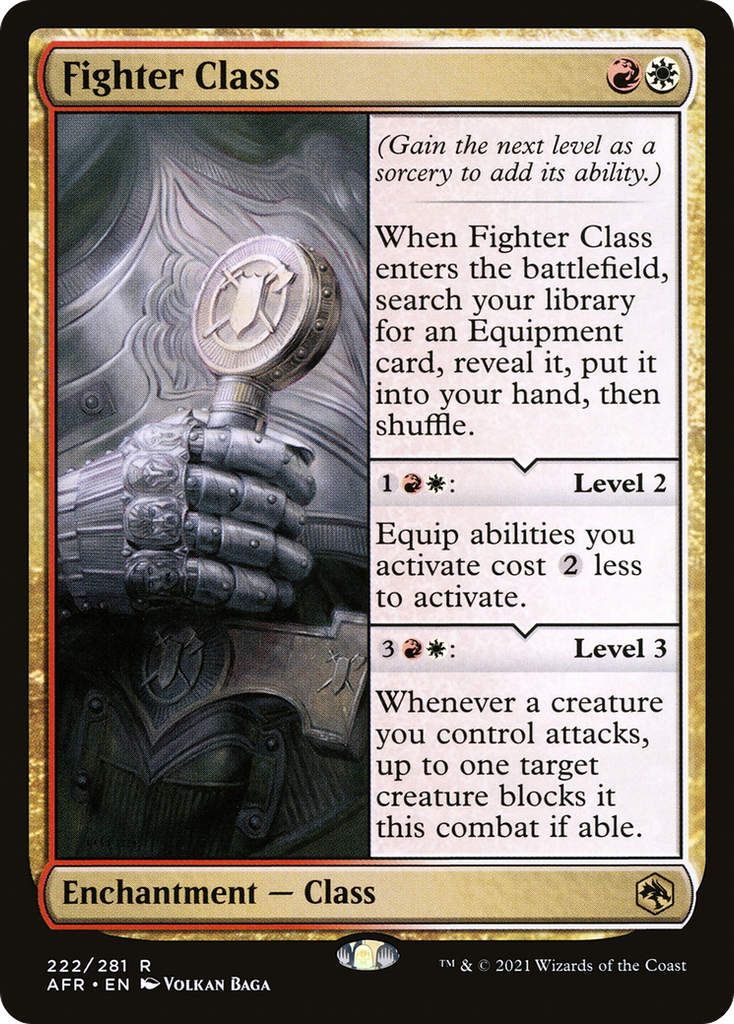 Magic: The Gathering - Fighter Class - Adventures in the Forgotten Realms
