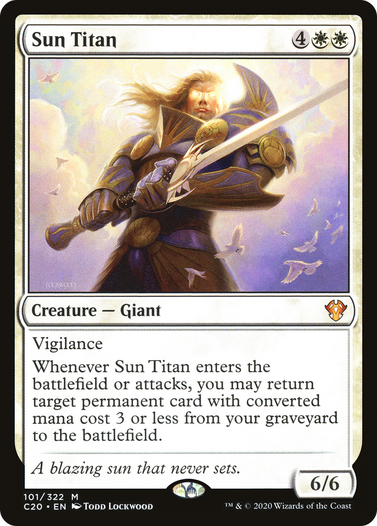 Magic: The Gathering - Sun Titan - Commander 2020