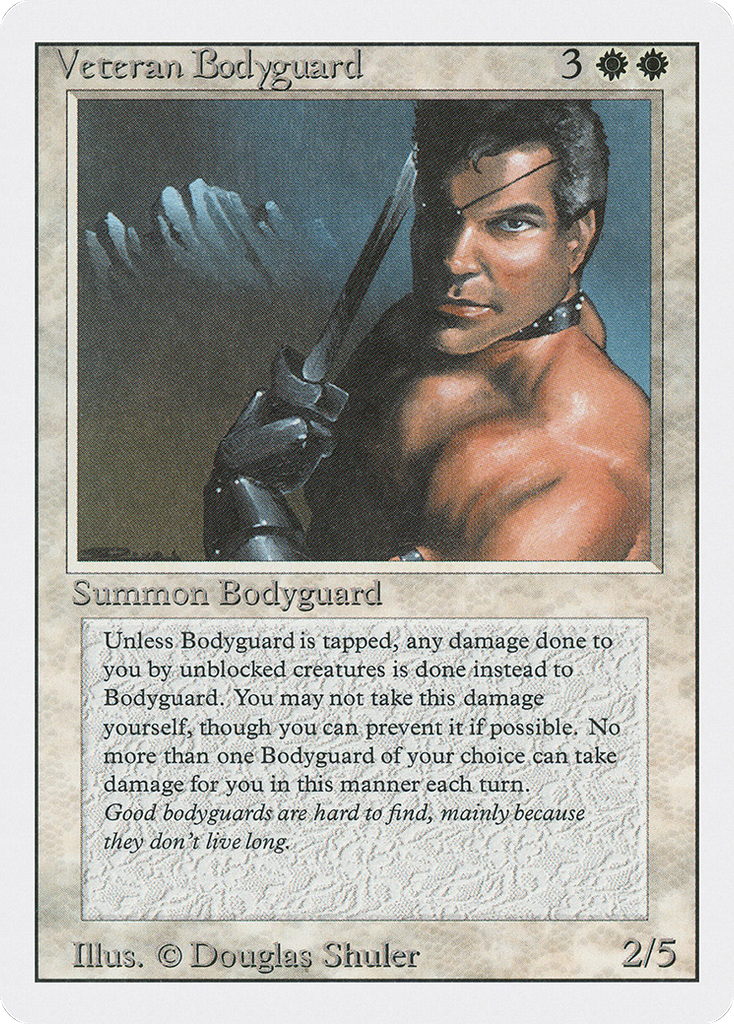 Magic: The Gathering - Veteran Bodyguard - Revised Edition