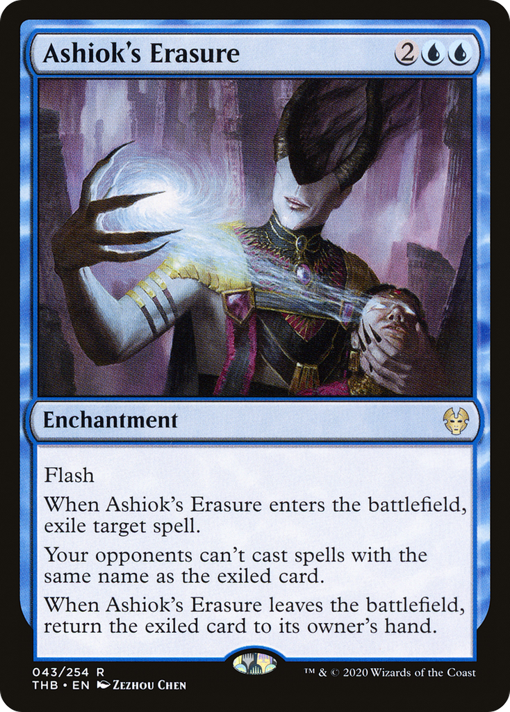 Magic: The Gathering - Ashiok's Erasure Foil - Theros Beyond Death