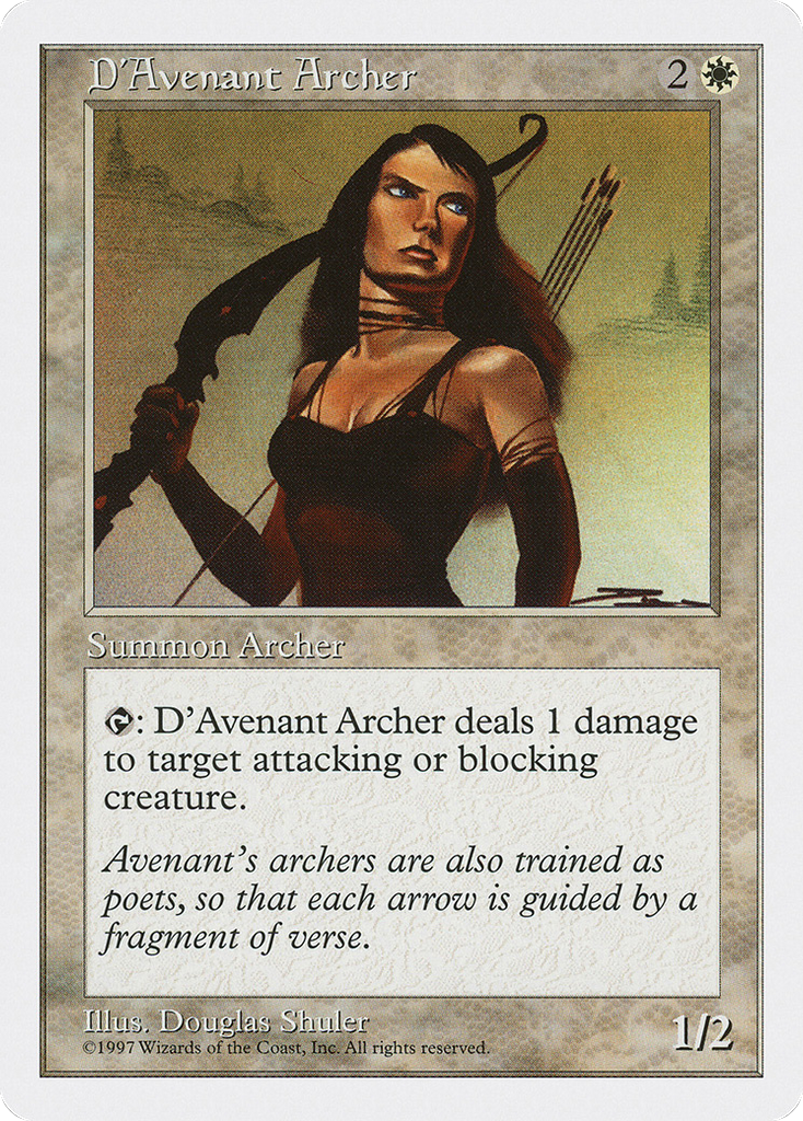 Magic: The Gathering - D'Avenant Archer - Fifth Edition