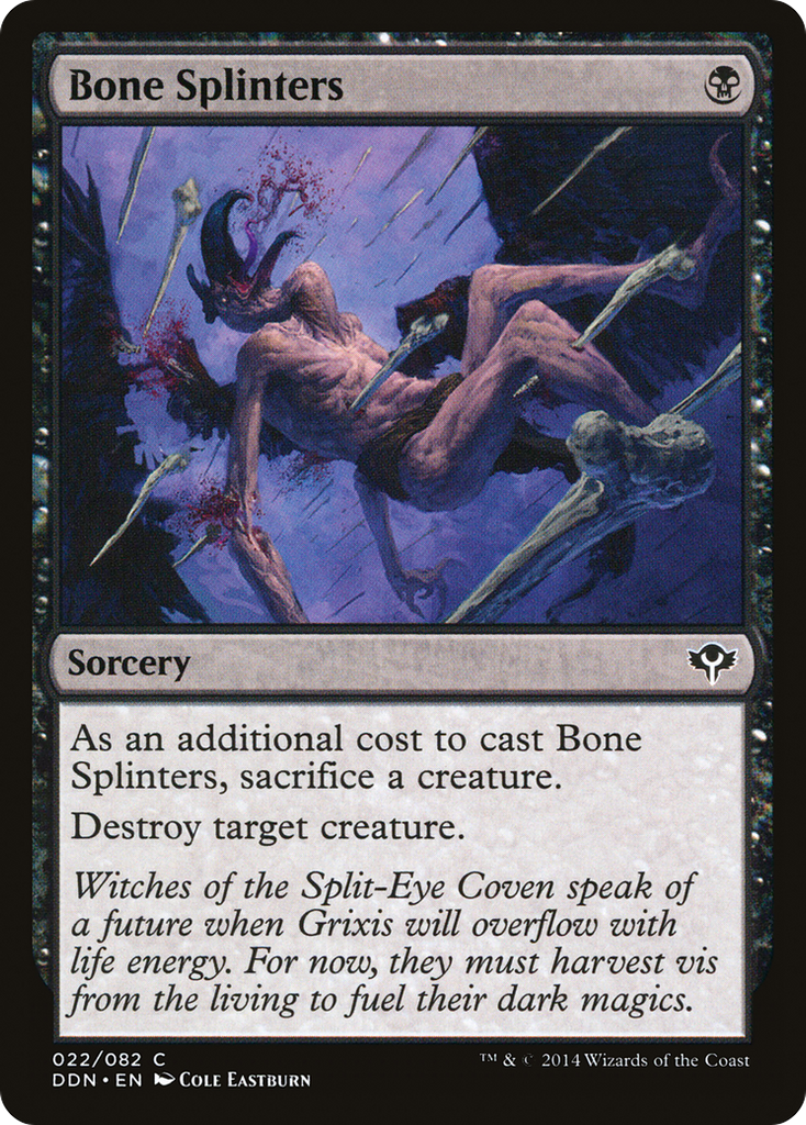 Magic: The Gathering - Bone Splinters - Duel Decks: Speed vs. Cunning