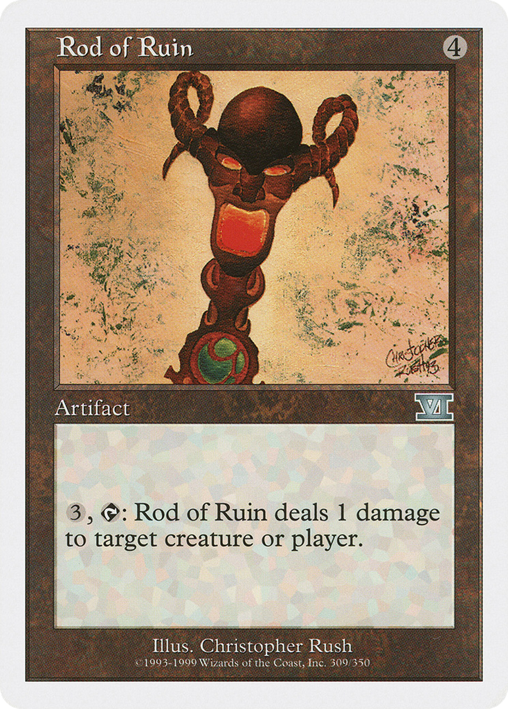 Magic: The Gathering - Rod of Ruin - Classic Sixth Edition