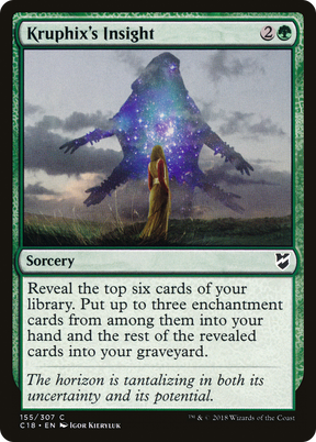 Magic: The Gathering - Kruphix's Insight - Commander 2018