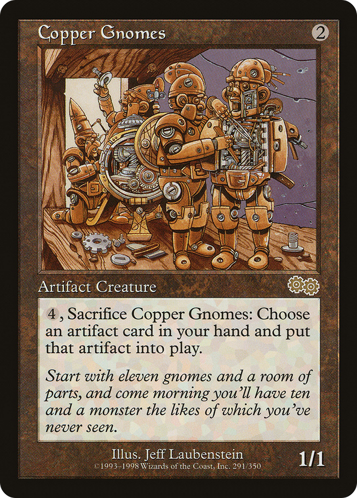 Magic: The Gathering - Copper Gnomes - Urza's Saga