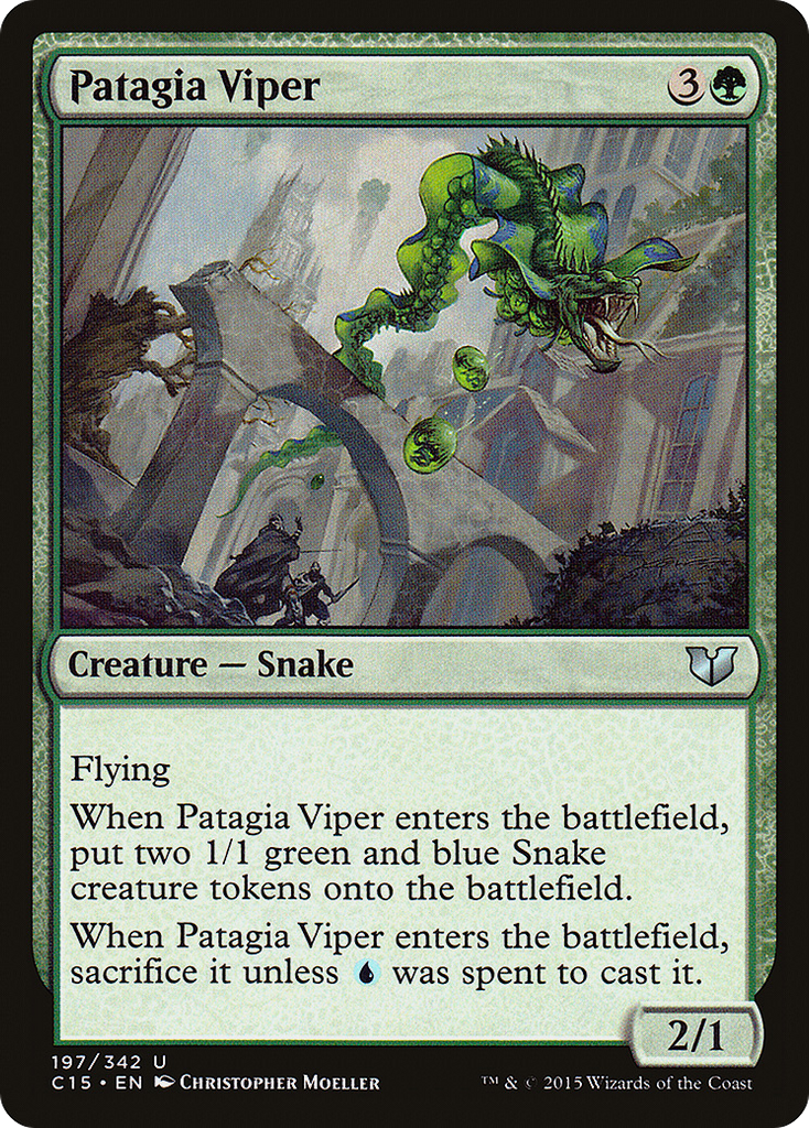 Magic: The Gathering - Patagia Viper - Commander 2015