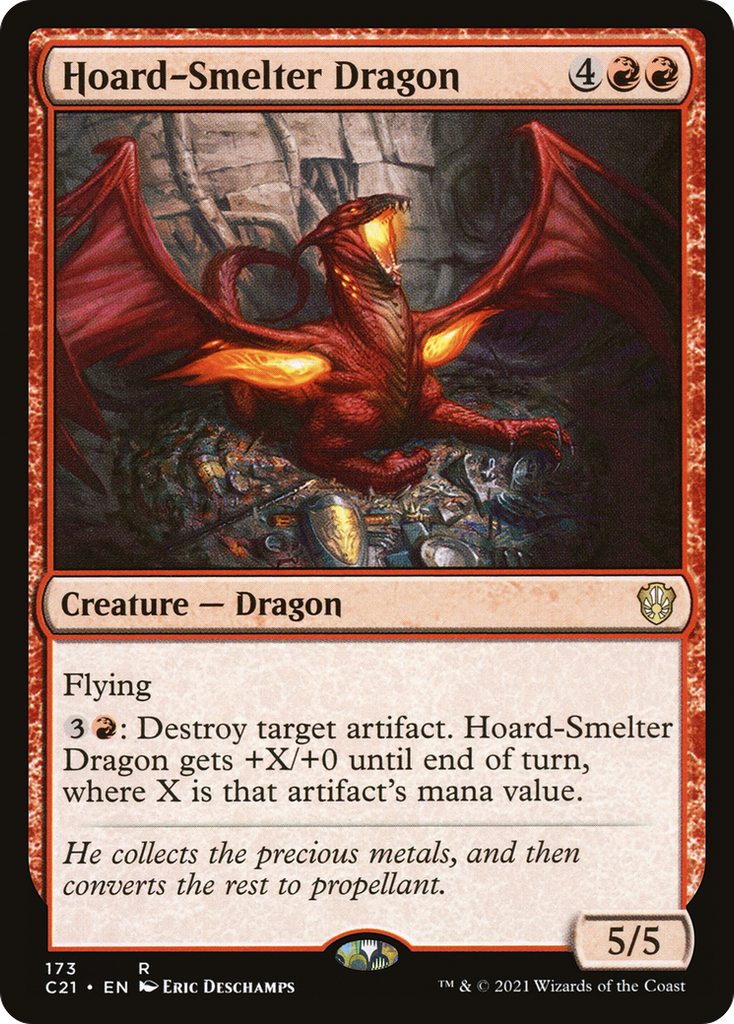 Magic: The Gathering - Hoard-Smelter Dragon - Commander 2021
