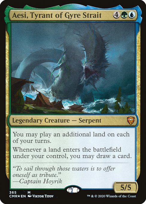 Magic the Gathering - Aesi, Tyrant of Gyre Strait Foil - Commander Legends
