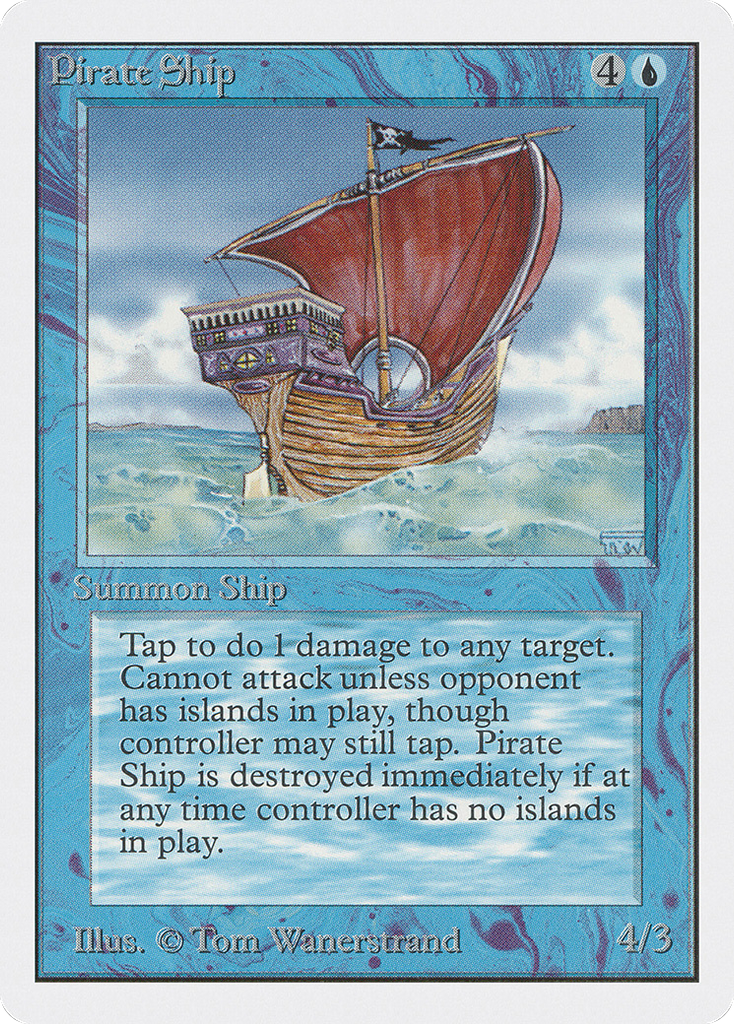 Magic: The Gathering - Pirate Ship - Unlimited Edition
